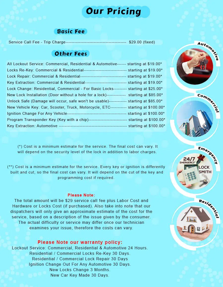 Keystone Locksmith Shop La Crescenta, CA 818-485-6211